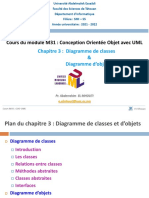 M31 - Chapitre 3-Diagramme de Classes & Diagramme D'objets