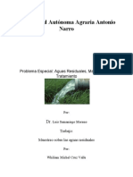 Muestreo Sobre Las Aguas Residuales