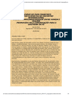 Discurso - sobre a complementaridade entre homem e mulher, promovido pela Congregação para a Doutrina da Fé (17 de novembro de 2014) _ Francisco