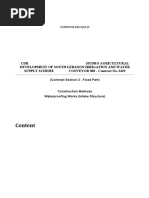 Waterproofing Works For Intake Structure Method Statement