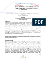 Video-Driven Prompts: A Viable Pragmatic Consciousness-Raising Approach in Efl/Esl Classrooms