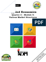 AppliedEconomics Q3 Mod5 Various Market Structures