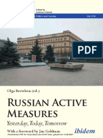 Russian Active Measures - Yesterday, Today, Tomorrow by Olga Bertelsen