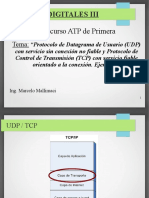 Presentación udp y tcp. Ejemplos