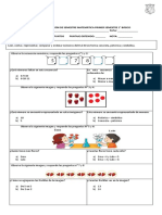 PRUEBA DE  MATEMATICA PRIMER SEMESTRE