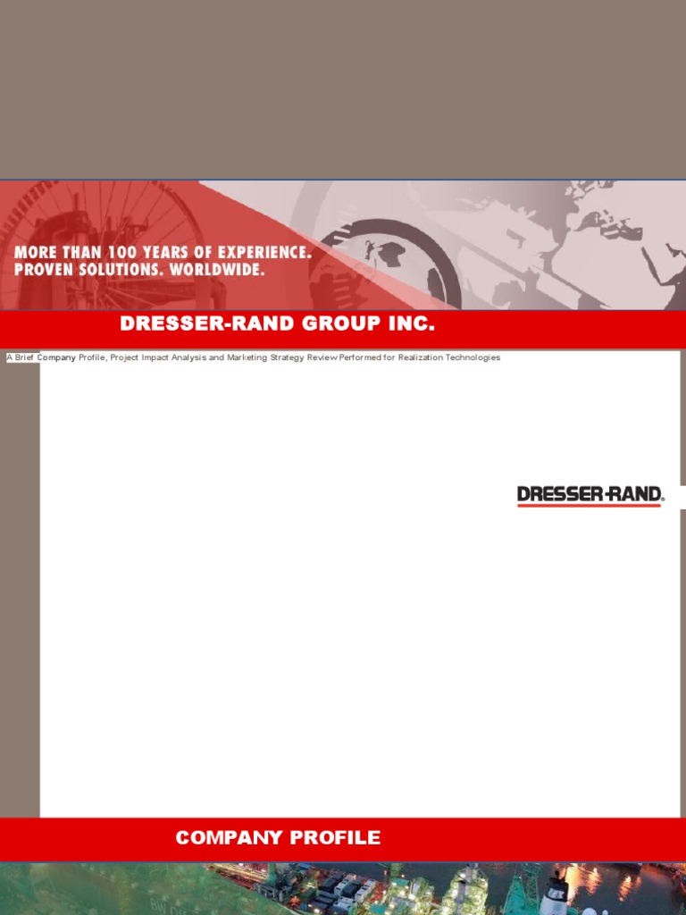 Dresser Rand Group Inc Final Inventory Business