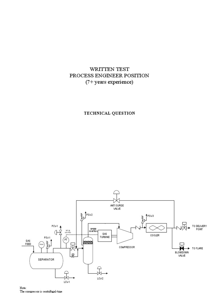 Process Engineer Key Questions | PDF | Pump | Chemical Process Engineering