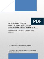 PENDEK KAP]Prinsip dan Teknik Penyusunan Keputusan Administrasi Pemerintahan