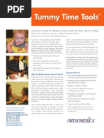 Tummy Time Tip Sheet | PDF | Occupational Therapy | Health Care