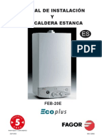 Manual Caldera Fagor CE20E