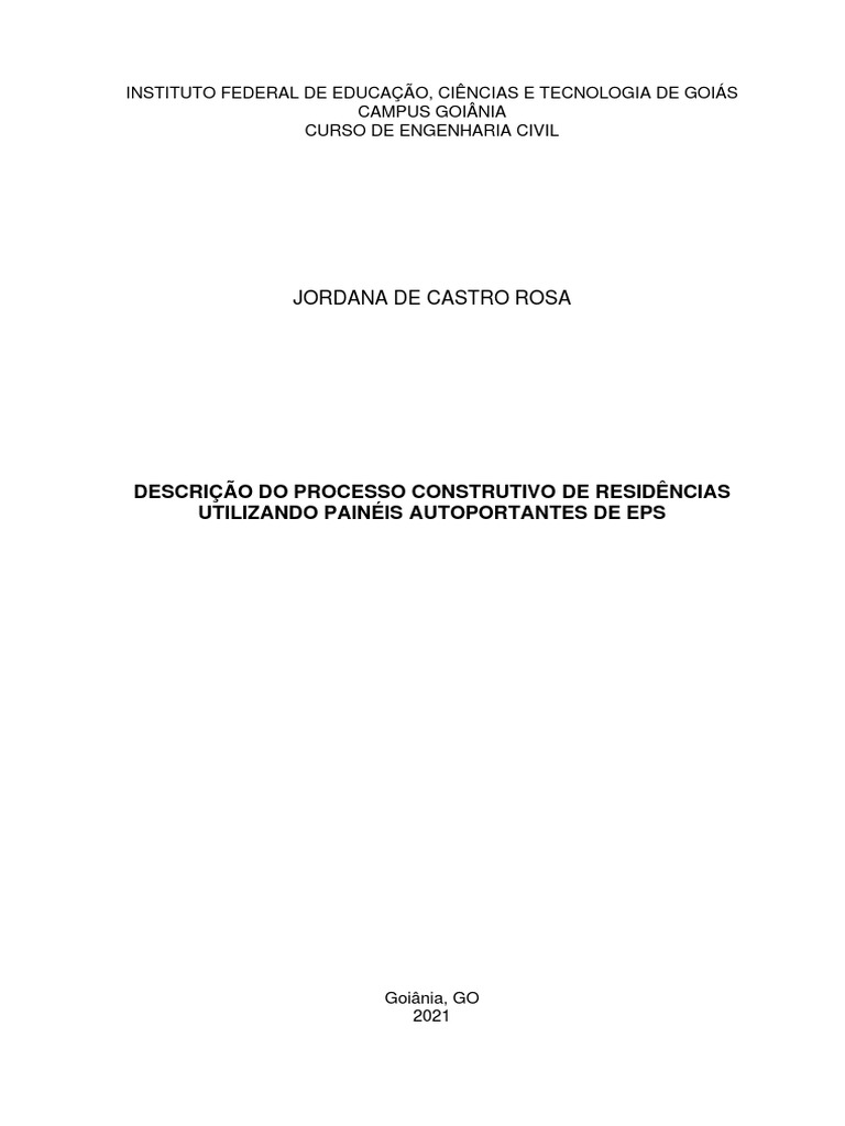 TCC - Jordana de Castro Rosa | PDF