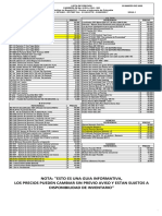 Lista de Precios Comercializadora Carso E.U. 03 de Marzo PDF
