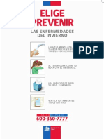 Afiche "Elige Prevenir Las Enfermedades de Invierno"