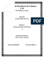 6A - TSQ II - Situacion Didactica