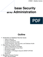 Database Security and Administration