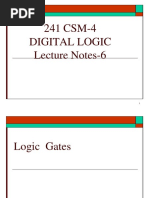 241 CSM-4 Digital Logic Lecture Notes-6