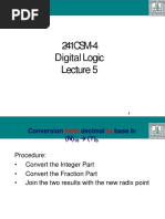 241 CSM-4-Digital Logic-Lecture 5