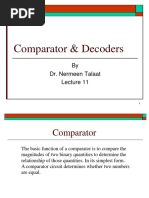 Comparator & Decoders: by Dr. Nermeen Talaat