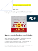 Resumen 1 Del Libro El Poder de Las Historias de Jim Loehr