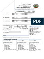 Philippines Education Form