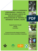 Sistematización de la experiencia de acceso al dosel del bosque en Mitú, Vaupés