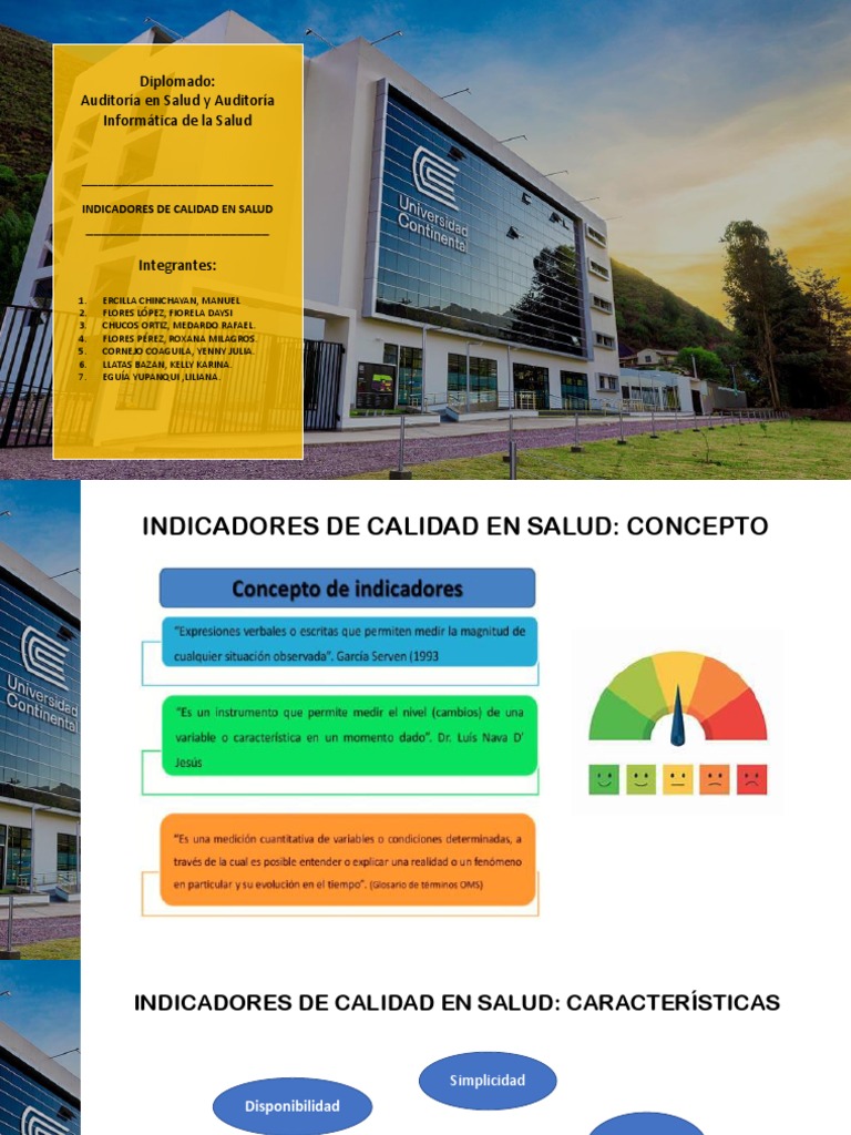 Indicadores de Calidad en Salud | PDF | Hospital | Historial médico