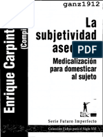 CARPINTERO, E. (Comp.) - La Subjetividad Asediada (Medicalización para Domesticar Al Sujeto) (OCR) (Por Ganz1912)