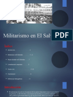 Militarismo en El Salvador