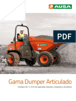 Gama Dumper Articulado: Dumpers de 1 A 10 TN de Capacidad, Robustos, Compactos y Duraderos
