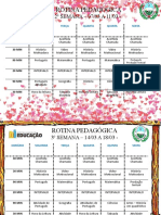 Rotina 5º Ano - Março