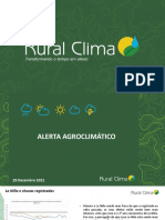 Alerta Agroclimático - Brasil - 29-12-2021