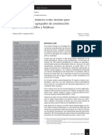 Reuso de Relaves Mineros Como Insumo para La Elaboración de Agregados de Construcción para Fabricar Ladrillos y Baldosas