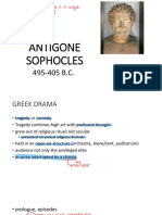 Antigone Sophocles: Reading