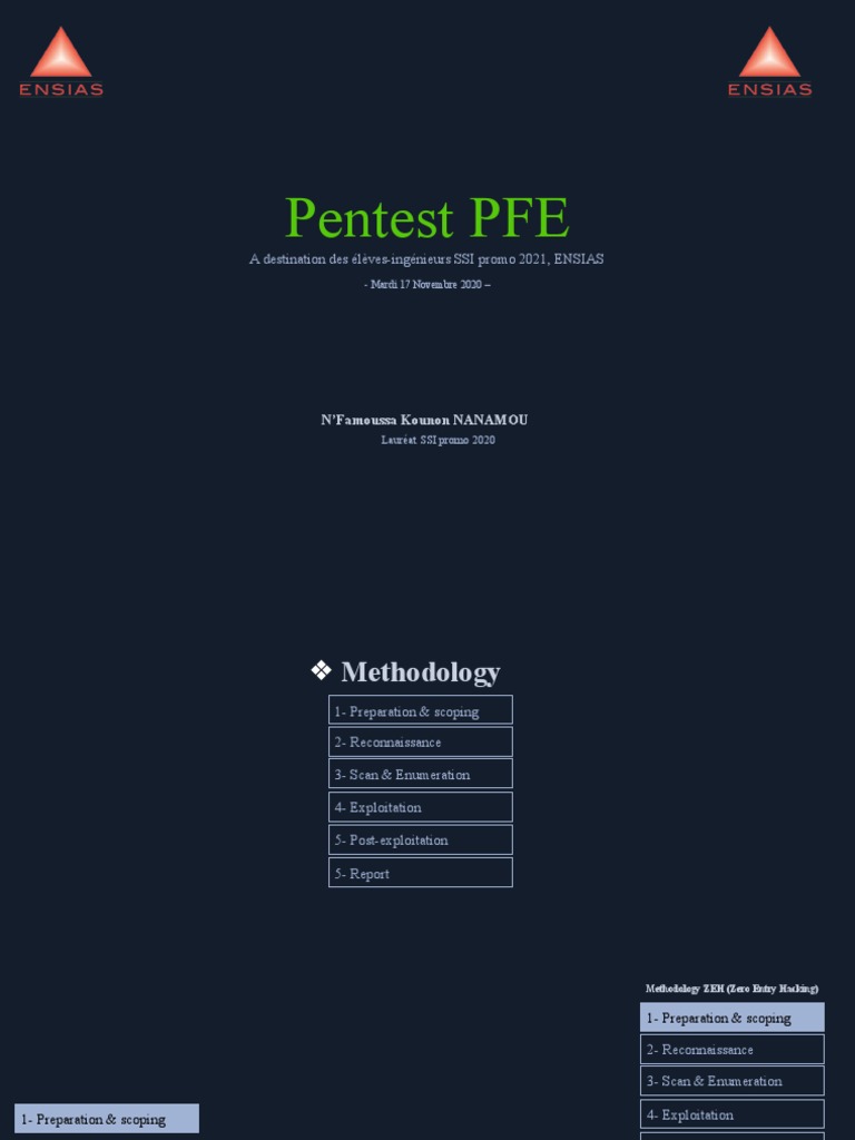 Pentest PFE | PDF