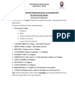 Postgrado en Odontología San Ignacio - Requisitos monografía