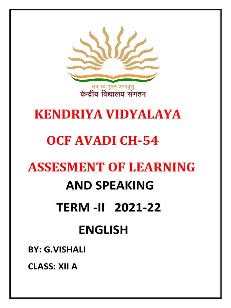kendriya-vidyalaya-english-pdf-visual-impairment-disability