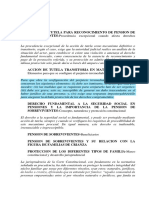 Pensión de sobrevivientes para hijo con discapacidad