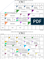 Jadwal Mapel Umum Minggu Genap Sem 2 TP.2122