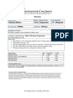 Methylcellulose Oral Suspension