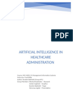 AI in Healthcare Administration Paper