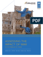 Assessing The Impact of War On Development in Yemen