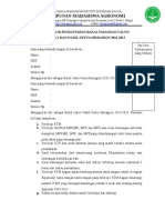 Pendaftaran Bakal Pasangan Calon Ketua dan Wakil Himagron 2012-2013