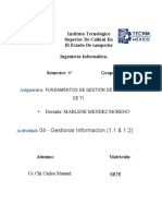 04 - Gestionar Informacion (1.1 & 1.2)