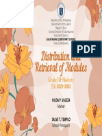 Distribution and Retrieval of Modules