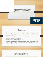 EQUITY THEORY DEFINITION AND KEY CONCEPTS