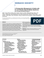 Perioperative MGMT of Osa and Ohs