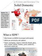 Topic 8.3 Solid Domestic Waste