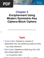 Encipherment Using Modern Symmetric-Key Ciphers-Block Ciphers