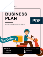 Food Delivery Business Plan Example