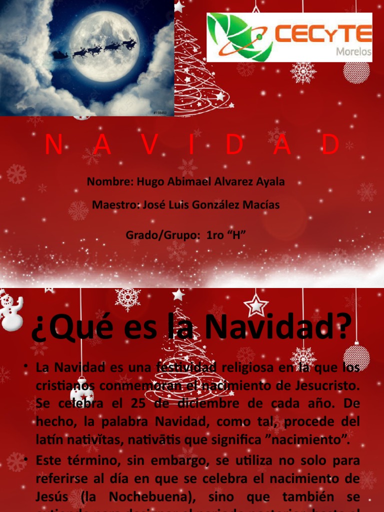 Tradiciones y Significado de la Navidad | PDF | Navidad | Nochebuena